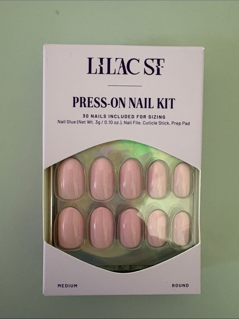Brand New Lilac St Press On Nail Kit